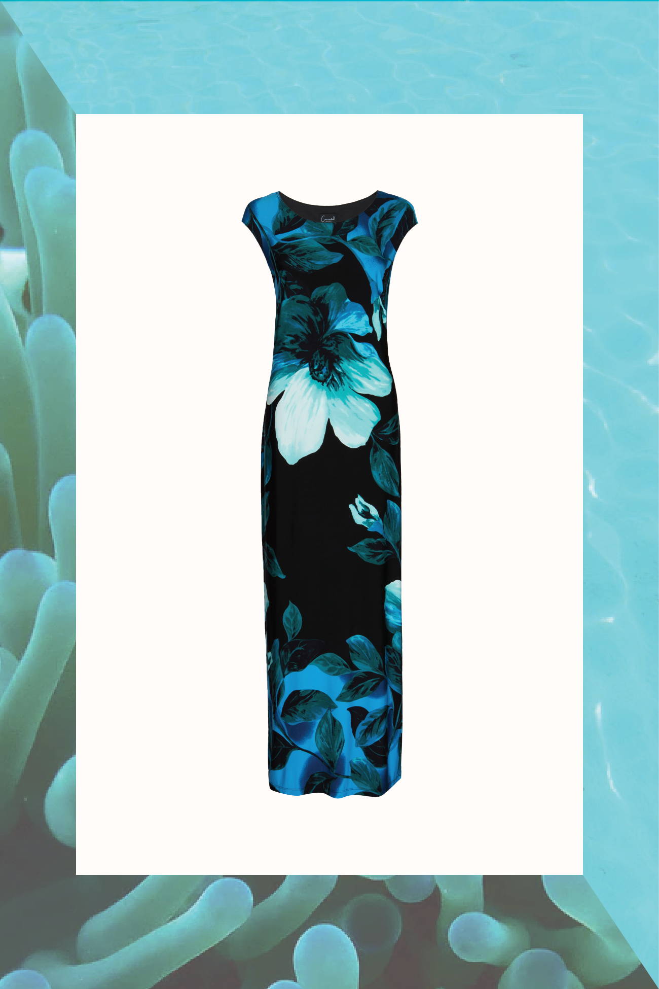 coast maggie print maxi dress