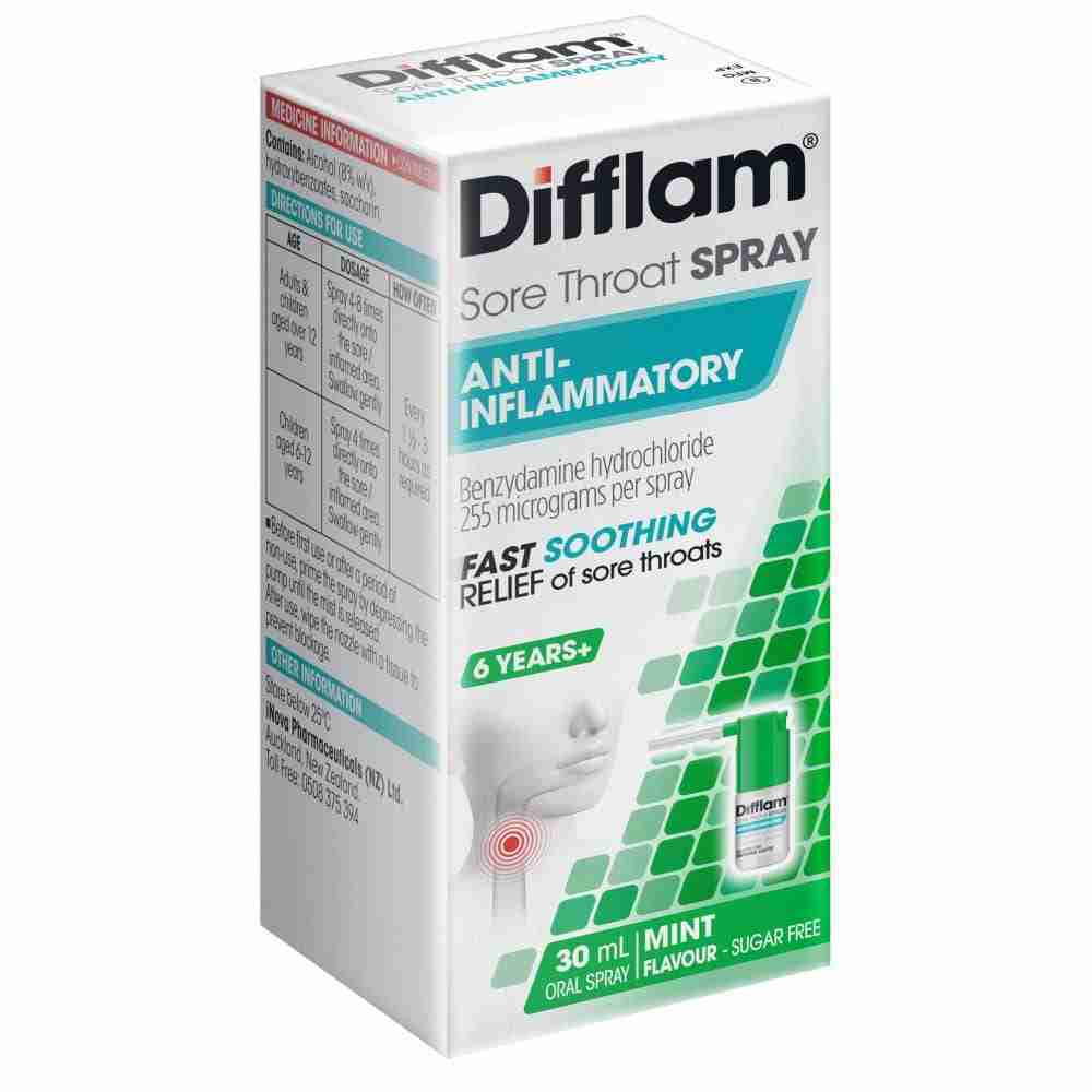 Difflam Sore Throat Spray Anti-inflammatory 30mL - Image 2