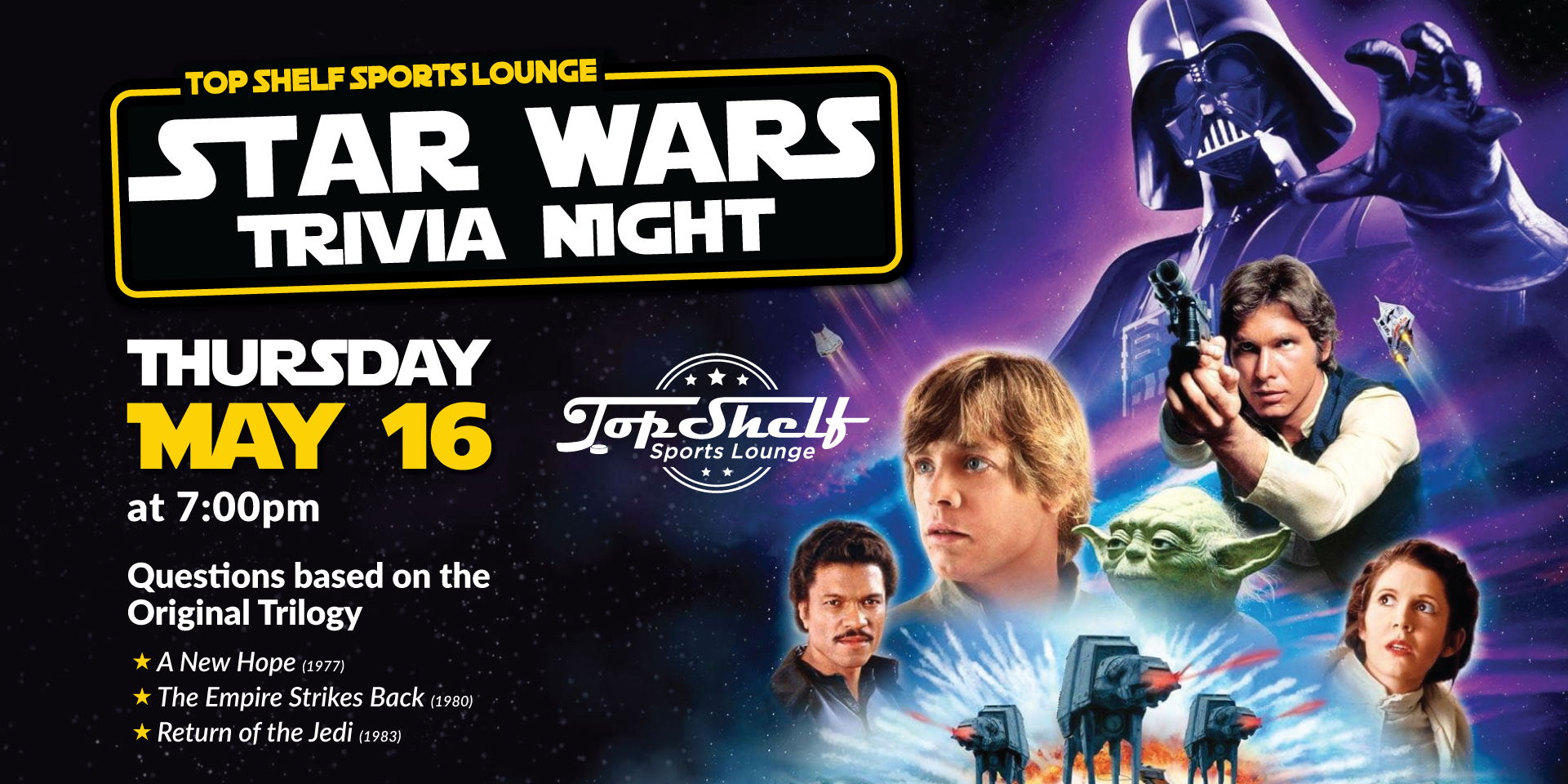 Star Wars Trivia Night promotional image