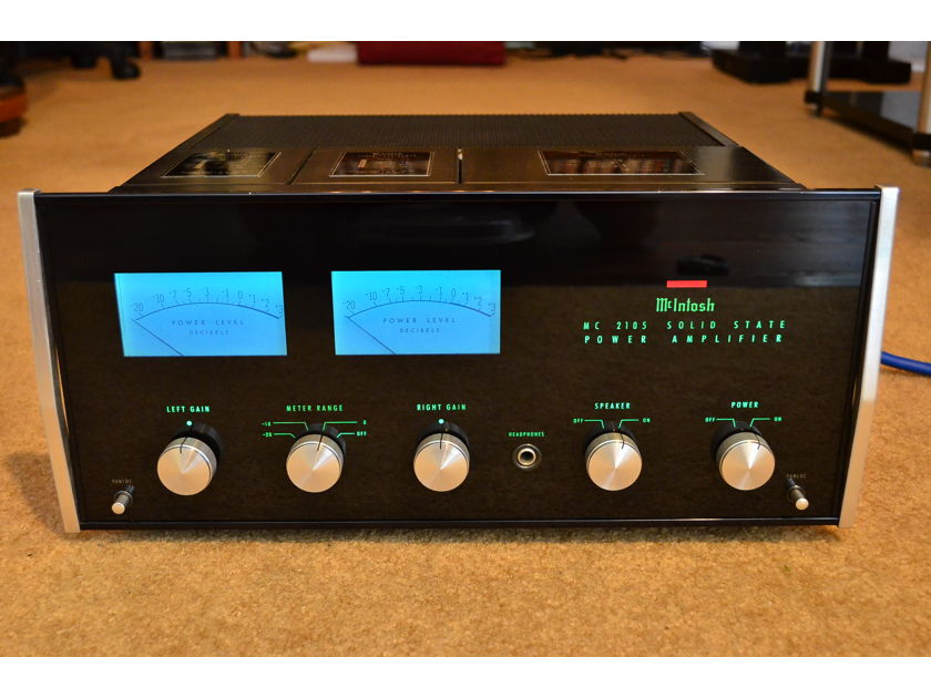 McIntosh  MC 2105 classic solid state stereo power amp w/ extras!