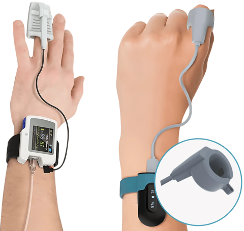 SleepU patented ring sensor compared with duckbill sensor for overnight oxygen tracking