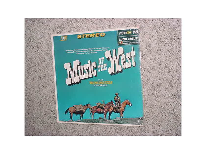 Sealed The Winchester Chorale - music of the west lp record Audio Fidelity AFSD 6164
