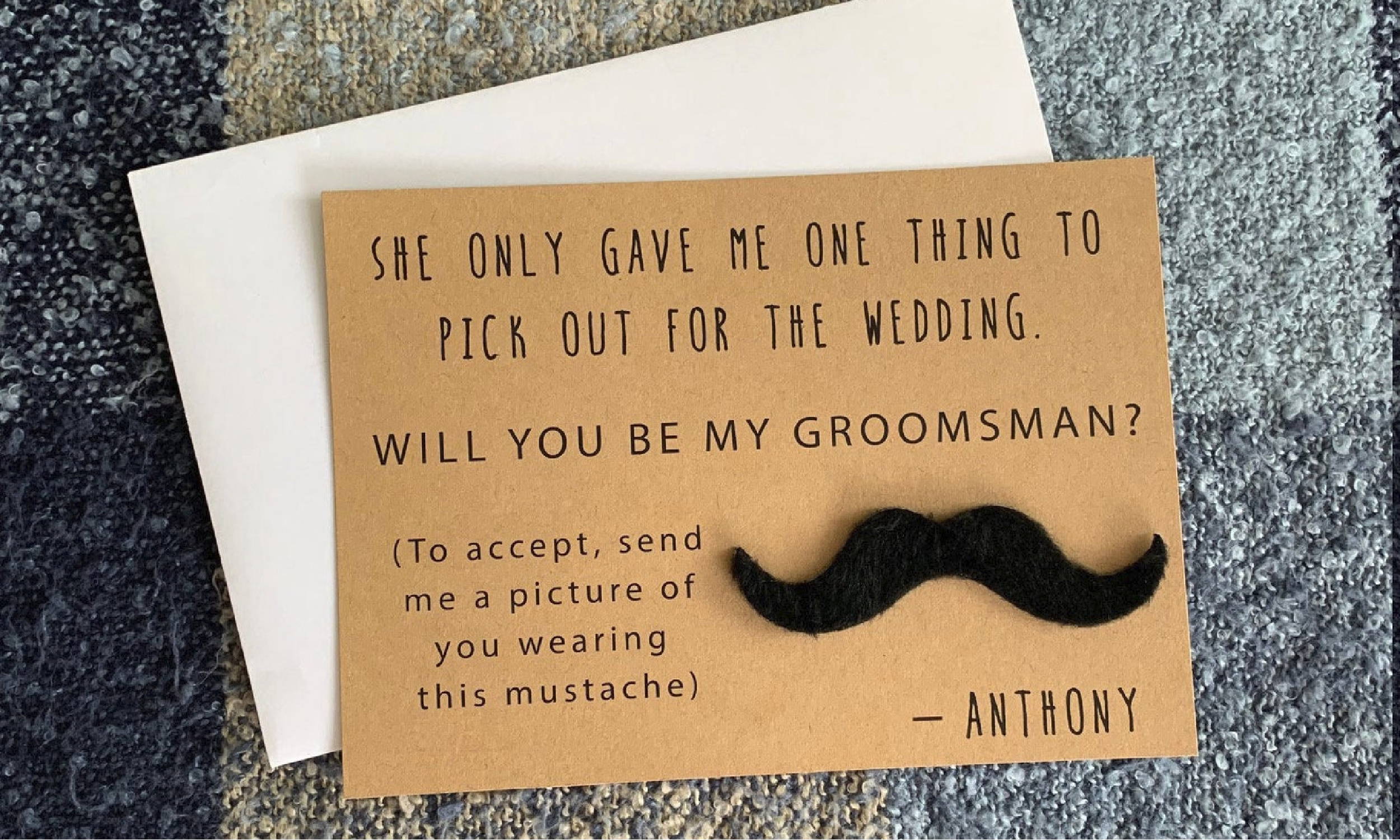 Groomsmen Proposal Card