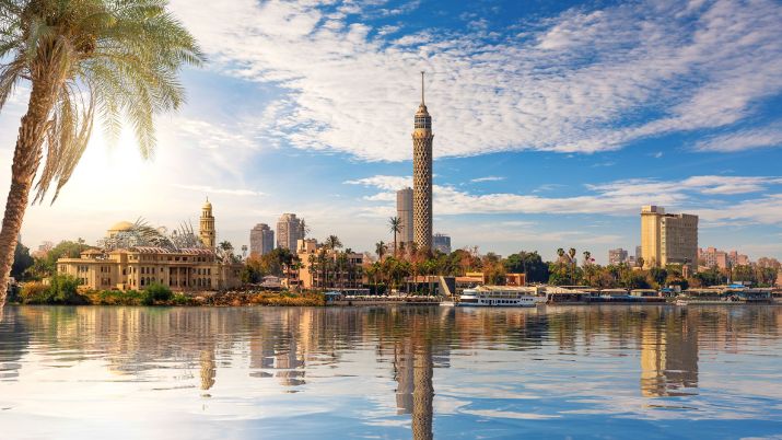 The Cairo Tower was designed by Egyptian architect Naoum Shebib and constructed between 1956 and 1961