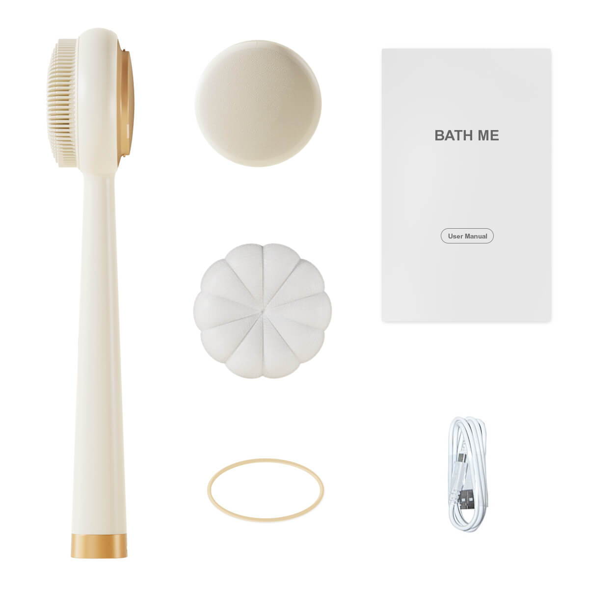 loofah sponge silicone body brush user manual