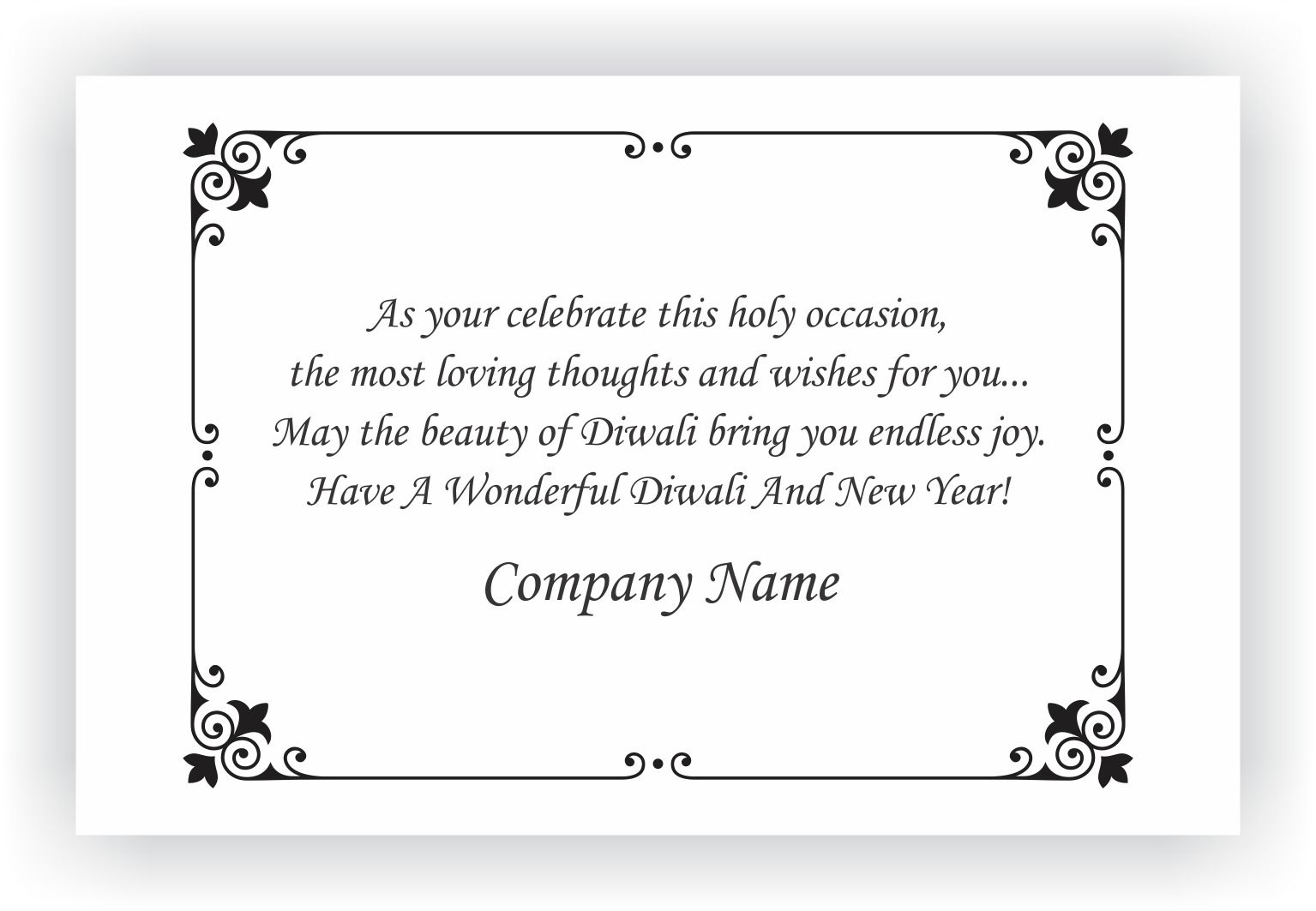 Messages for your Client & Employees Corporate Diwali Gifts CHOCOCRAFT