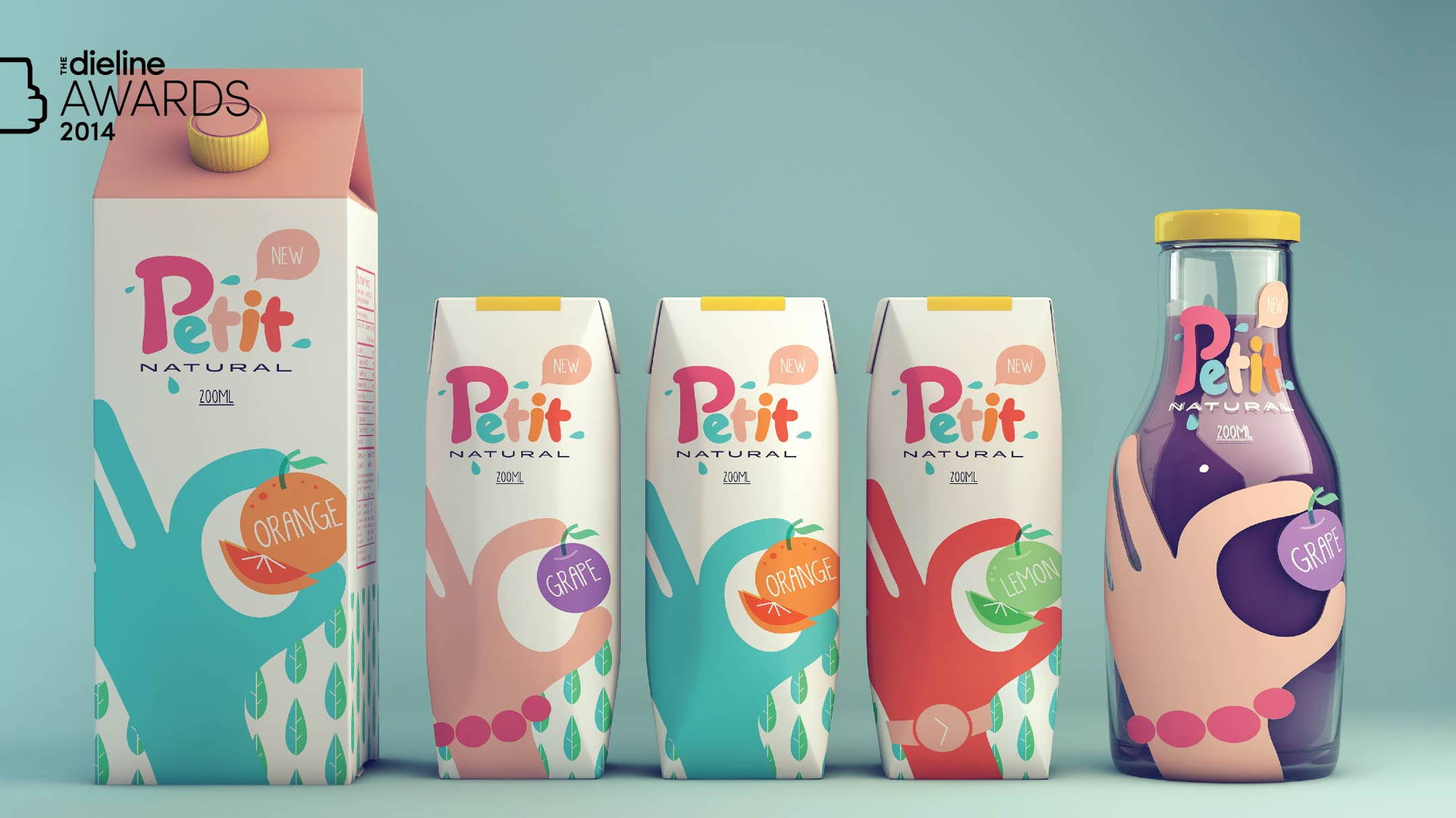 Featured image for The Dieline Awards 2014: Non-Alcoholic Beverage, 3rd Place – Petit Natural Juice