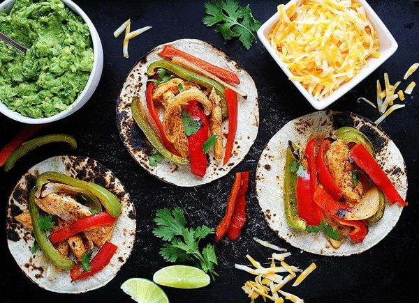 Photo of Chicken Fajitas with Street Corn Salsa 