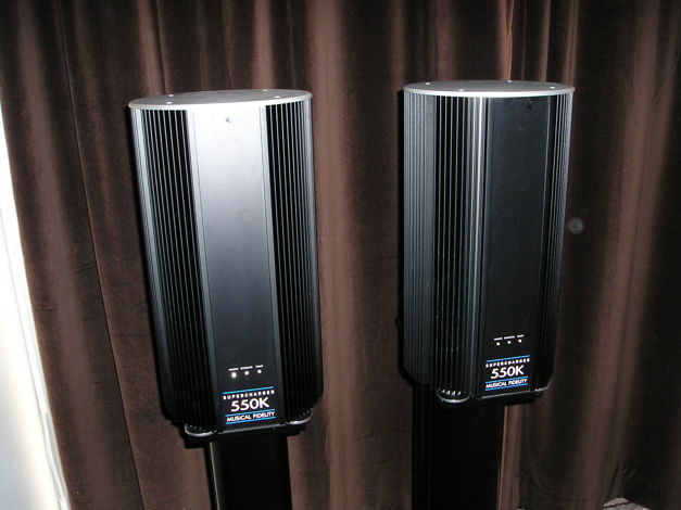 Musical Fidelity  550k Super Chargers Mono Amps A kilow...
