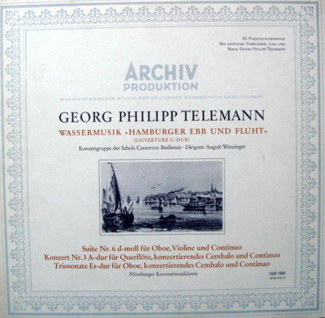 1st Press Archiv / NK, - Telemann Overture in C, Suite ...