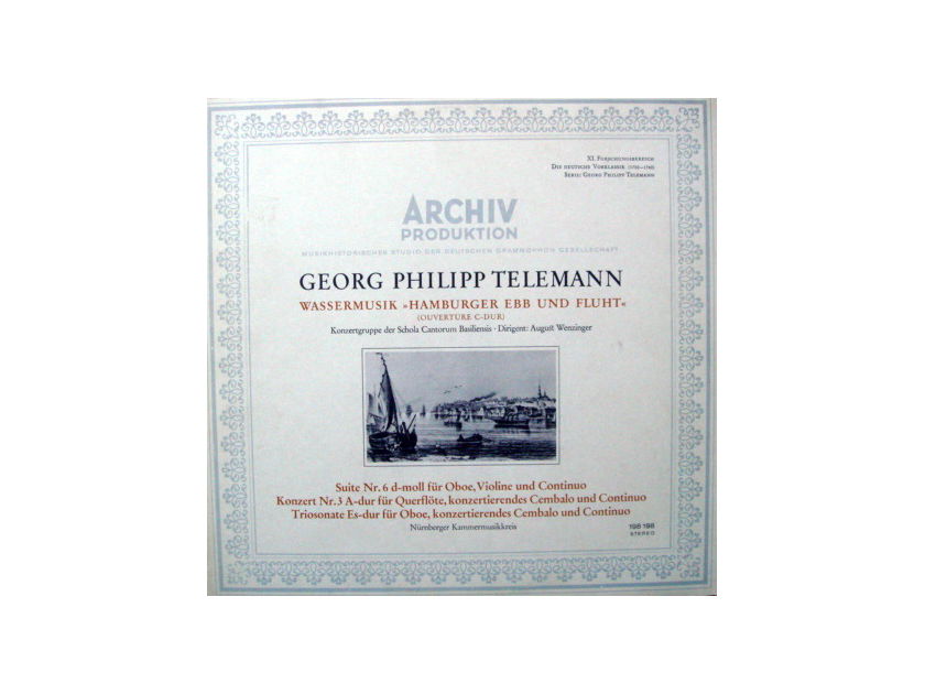1st Press Archiv / NK, - Telemann Overture in C, Suite No.6, MINT!