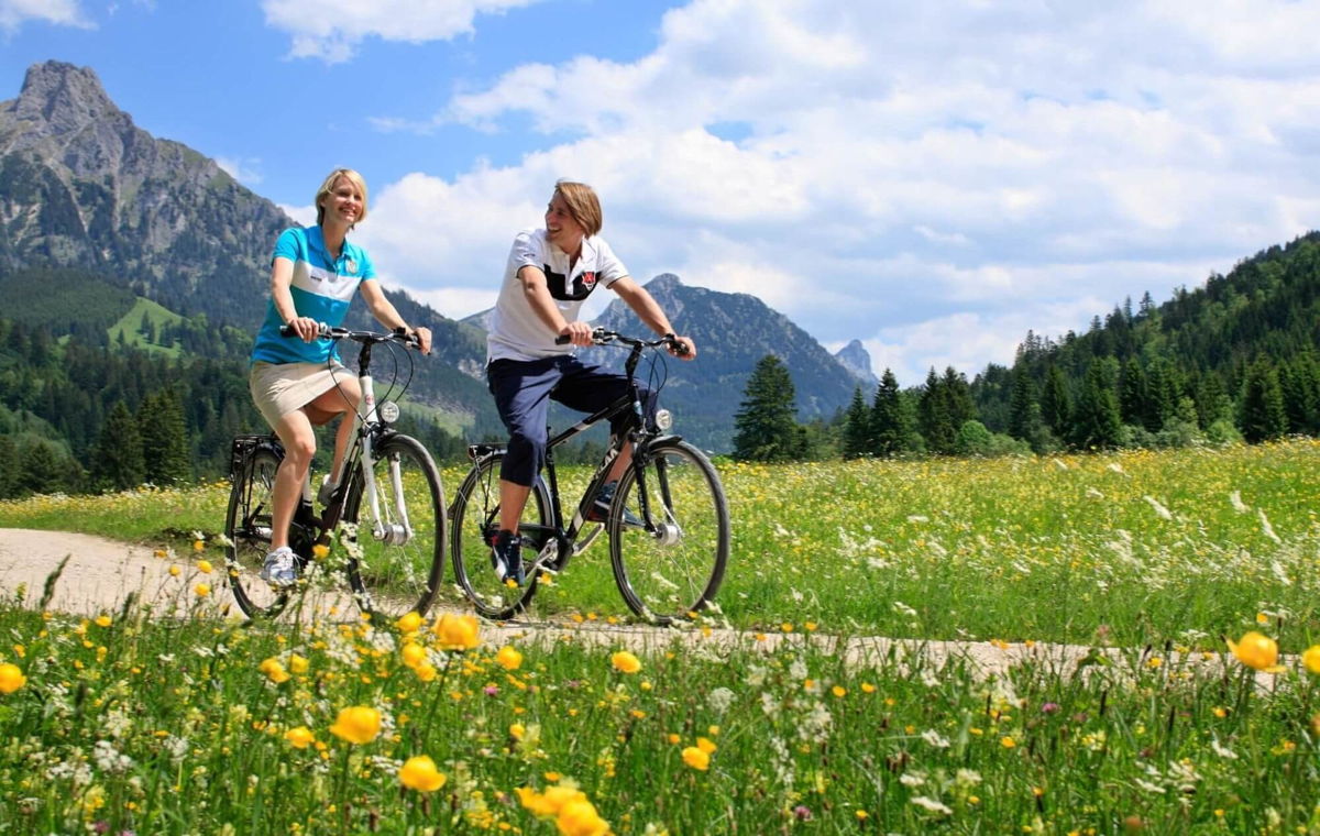 Radfahren und Mountainbiken im Allgäu