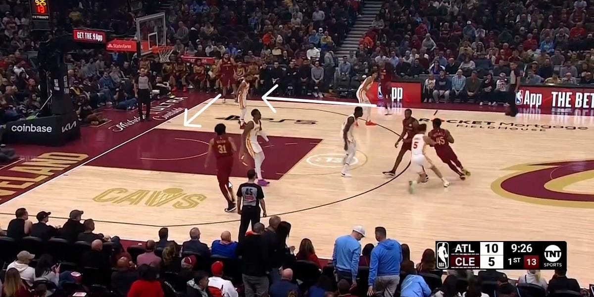 Cleveland Cavaliers "Push" Action