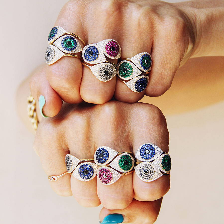 Evil Eye Rings