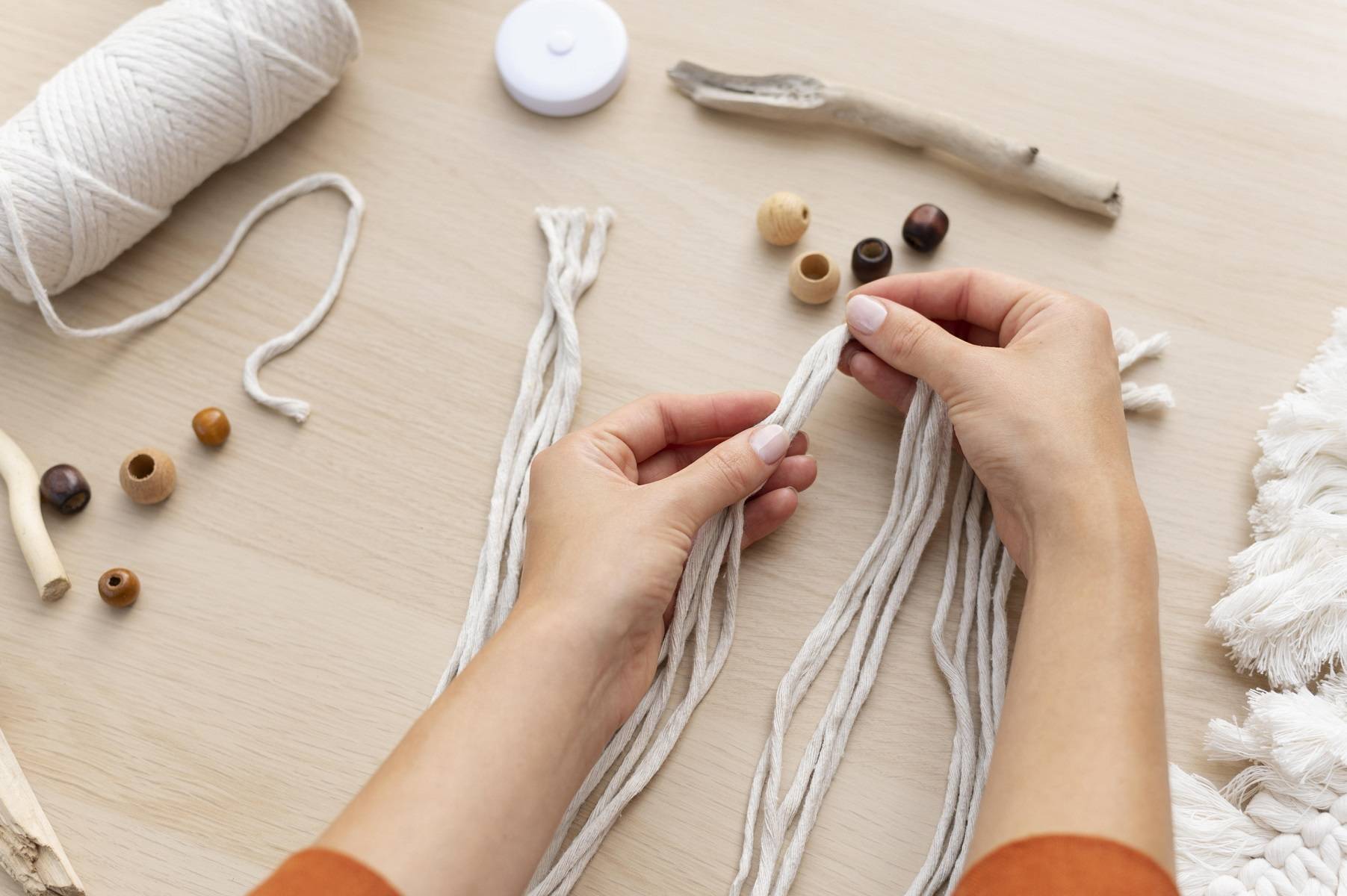 How to Make a Macrame Hemp Ring 