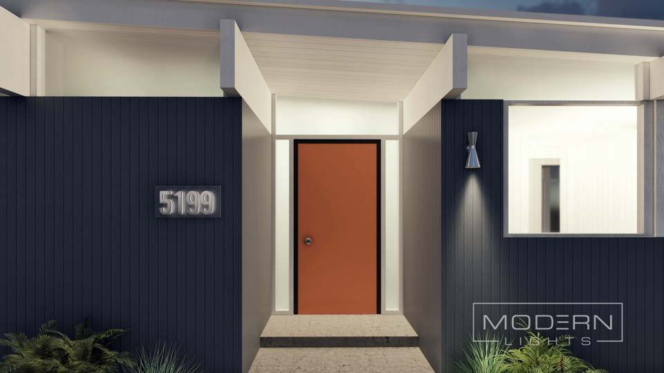 Eichler House 5 steel house plate