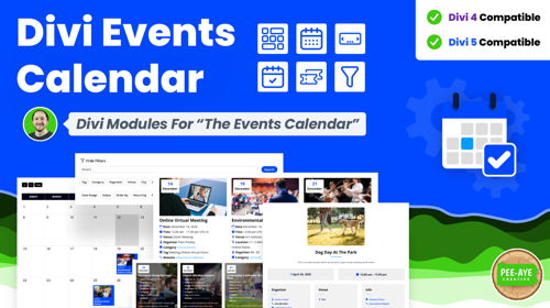 Divi Events Calendar