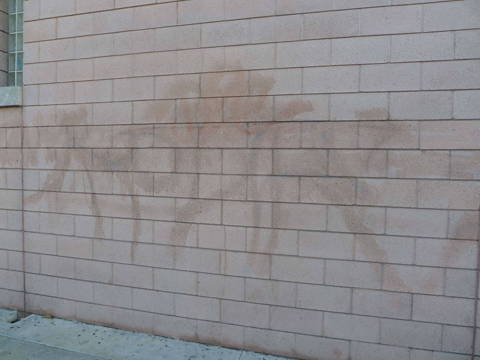 permanent anti graffiti coating makes removal difficult