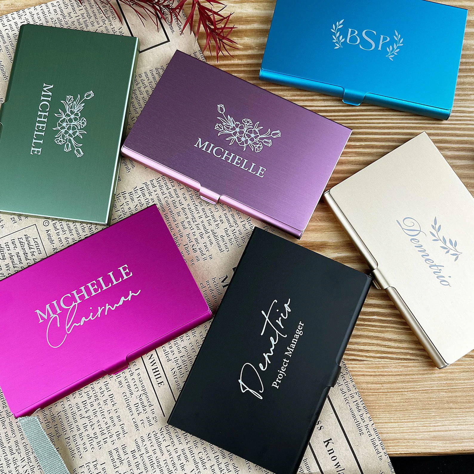 Laser Cut Business Card Holders 007