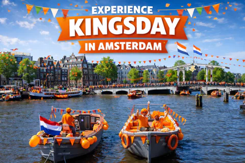 Kingsday Party Cruise with Drinks and Live Guide