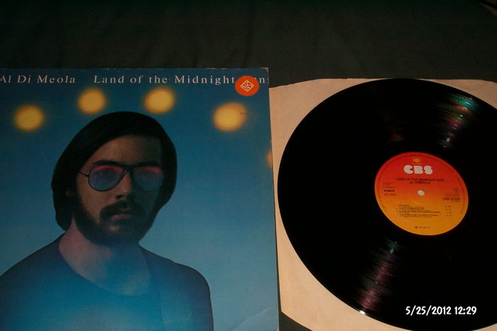 Al Di Meola - Land Of The Midnight sun uk vinyl cbs rec...