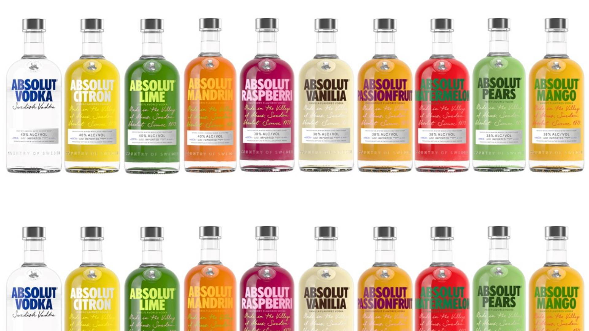 Featured image for Absolut Gets an Absolutely Striking Update For Flavored Vodka Line