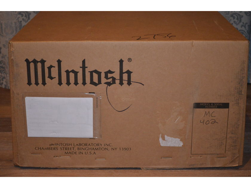 McIntosh MC-402 Amplifier