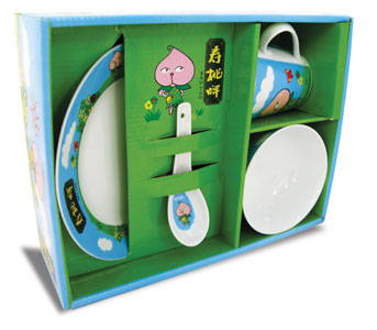 Sau Tao Ceramic Utensils with Packaging
