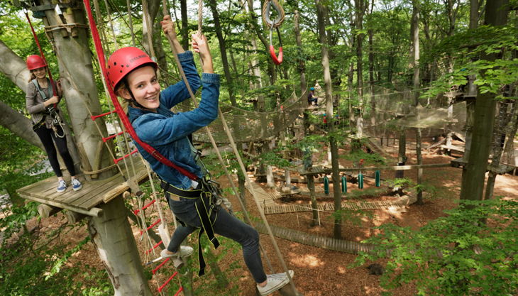 abenteuerpark potsdam klettern auf mehreren ebenen