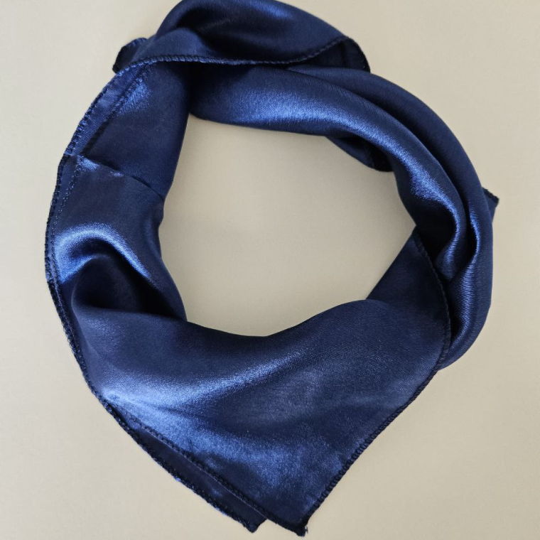 Dark blue foulard 