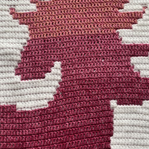 Unicorn mosaic overlay wall hanging pattern