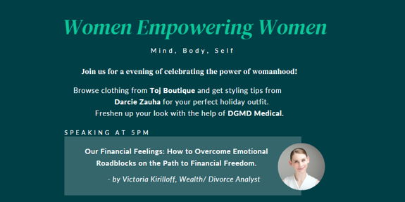 Women Empowering Women: Mind, Body, Self promotional image