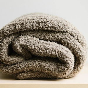 Plush Throw | Color: Driftwood