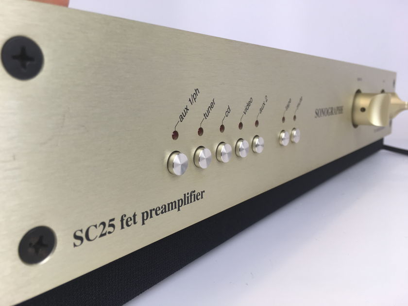 Sonographe SC-25 FET Preamp by Conrad Johnson, Tested