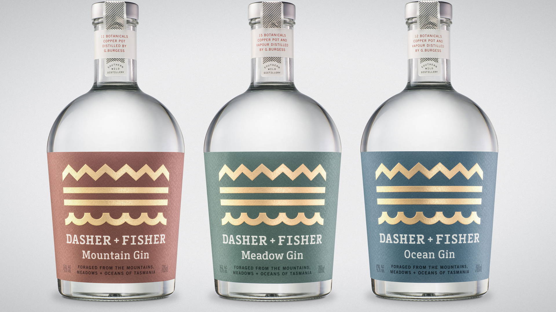 Featured image for Aussie Agency Designs Gin Bottles Inspired By Land and Sea