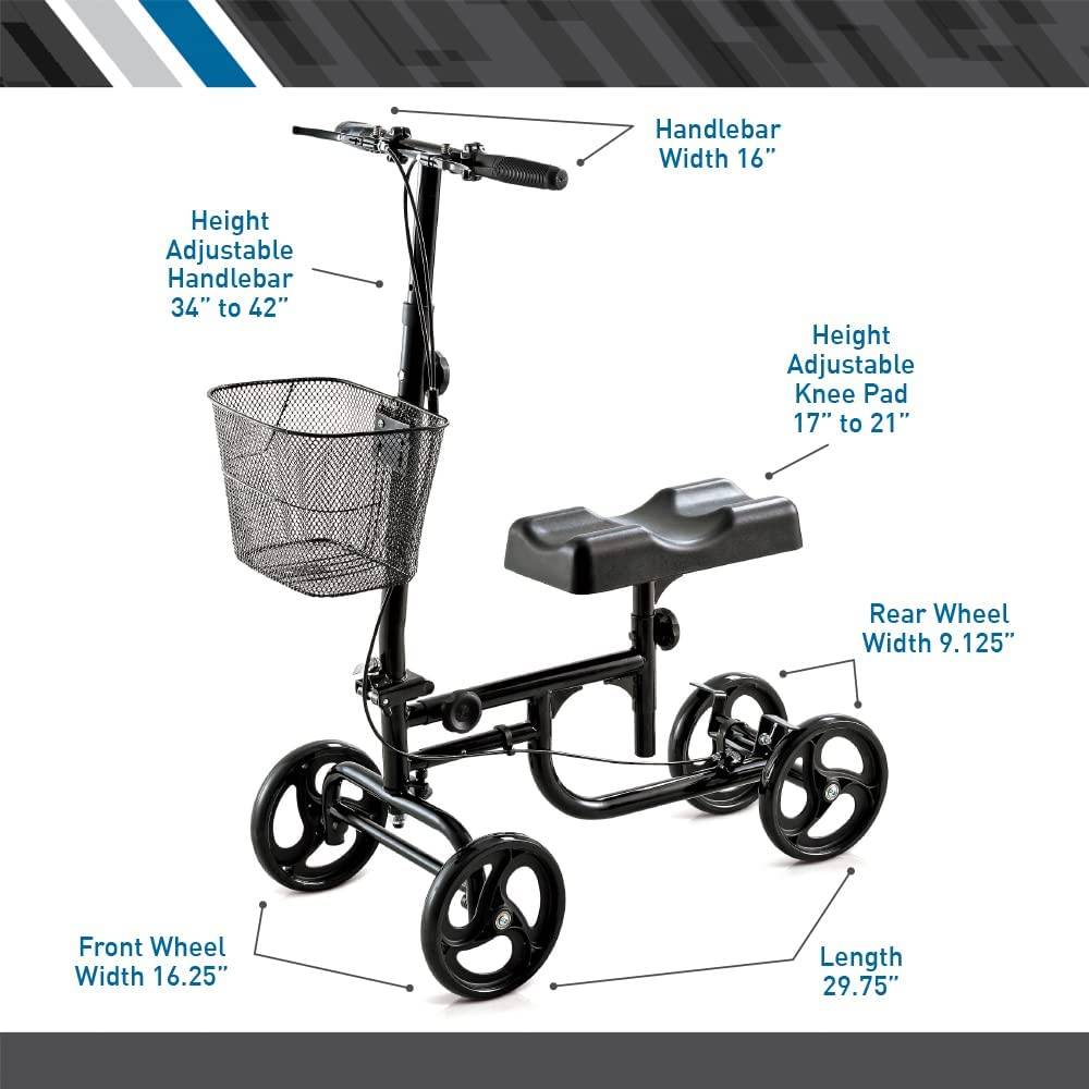 Knee Scooter Dimensions