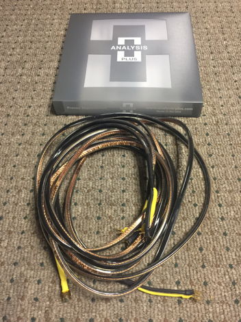 Analysis Plus Black Oval 12 Speaker Cables 12'