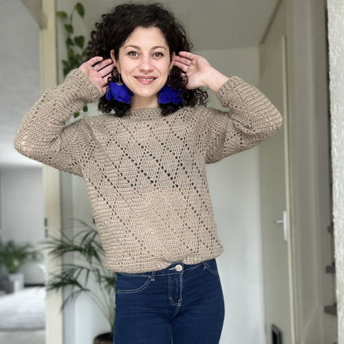 Gezellige en stijlvolle trui | Mijn schitterende trui haakpatroon