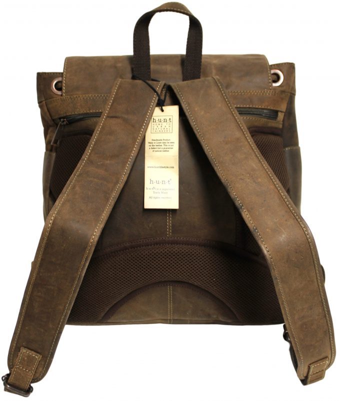 Quality Full Grain Leather Back Pack - Image 4
