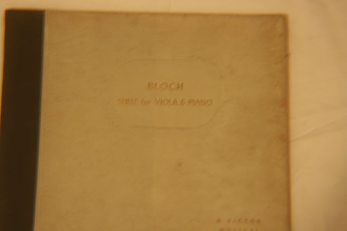 Ernest Bloch - Bloch: Suite for Viola & Piano Victor DM...