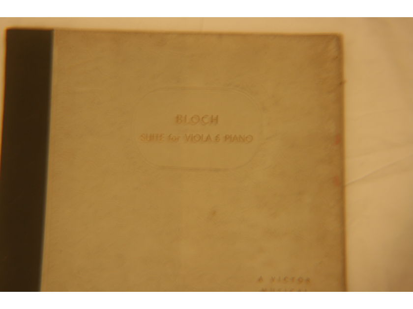 Ernest Bloch - Bloch: Suite for Viola & Piano Victor DM 575