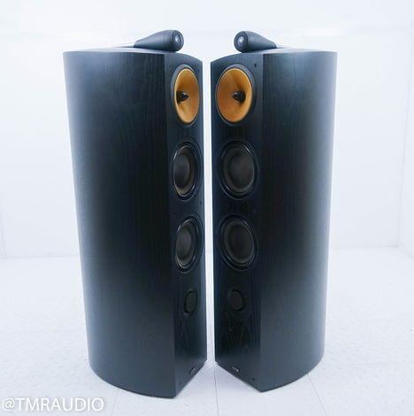 B&W Nautilus 803 Floorstanding Speakers Black Ash Pair ...