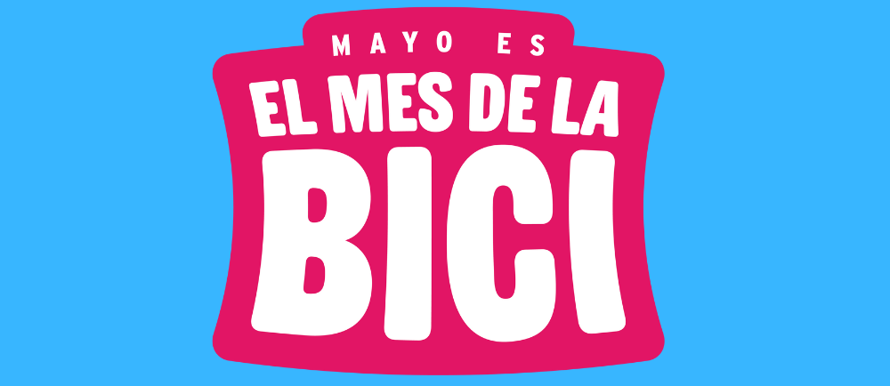 National Bike Month Spanish logo