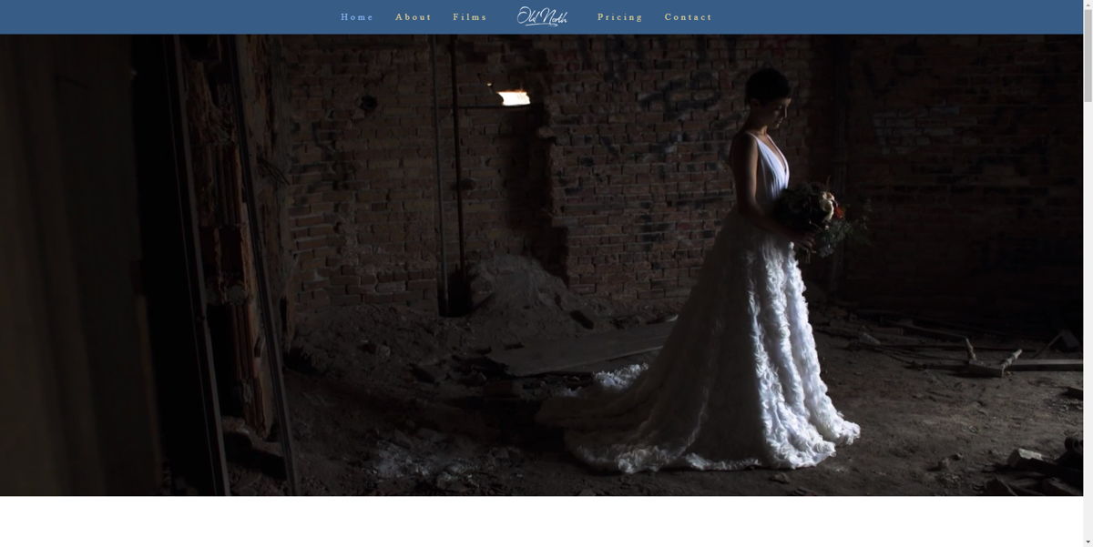 Screenshot of Old North Film Company, from the videography websites collection.