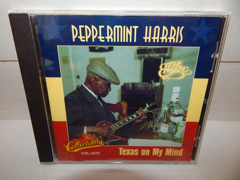PEPPERMINT HARRIS Texas On My Mind - Collectible COL 5575 RARE 1995 Homecooking Records Promo Blues CD