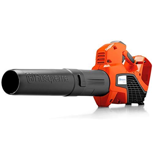 Husqvarna 436LiB Battery Powered Leaf Blower vs Black & Decker LSW36 Lithium Sweeper Slant