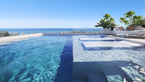  Marbella
- Lovely penthouse pool area in the exclusive Benalús community