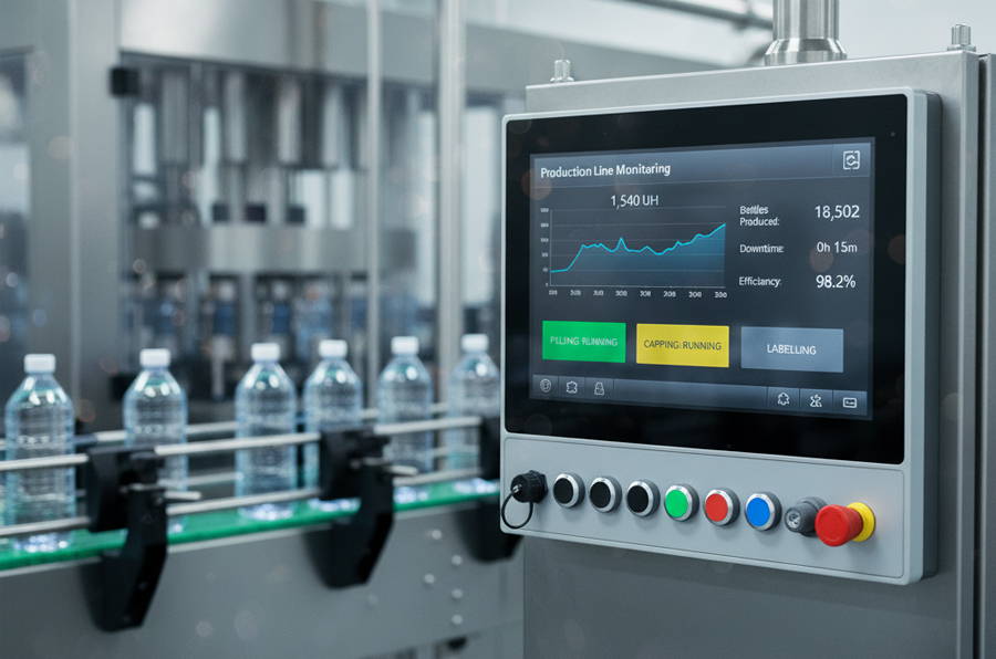 Button-Integrated Panel PC By Order