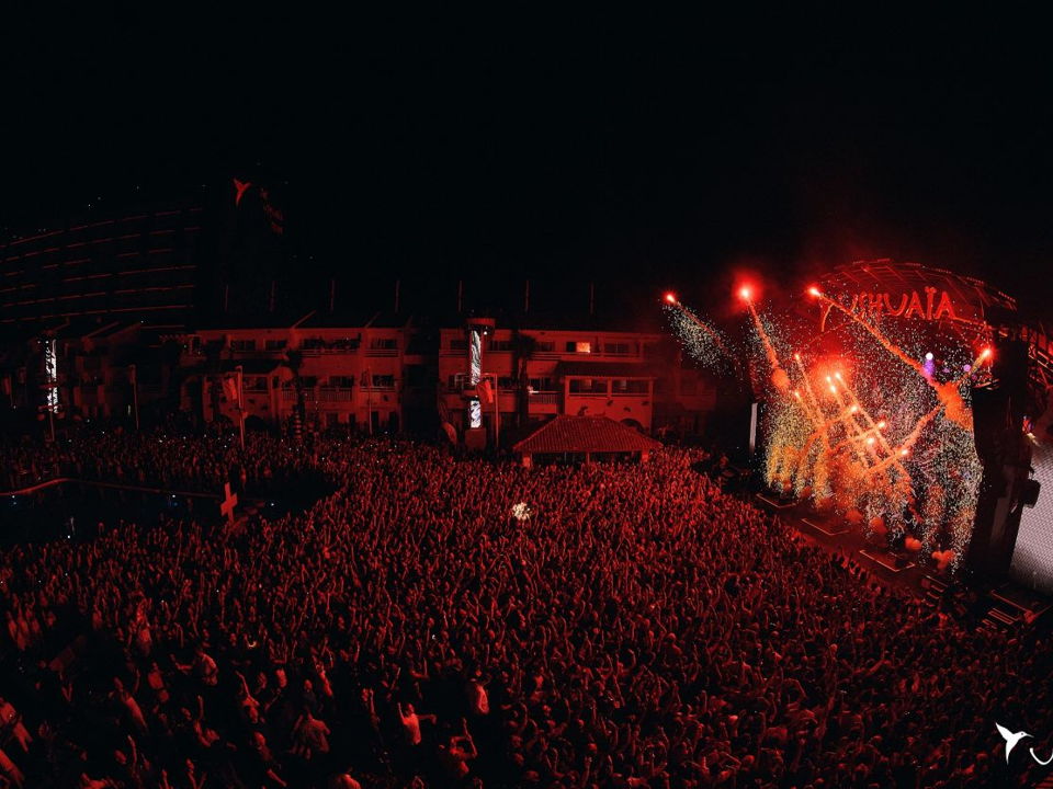 Panoramic view of Ushuaia Ibiza