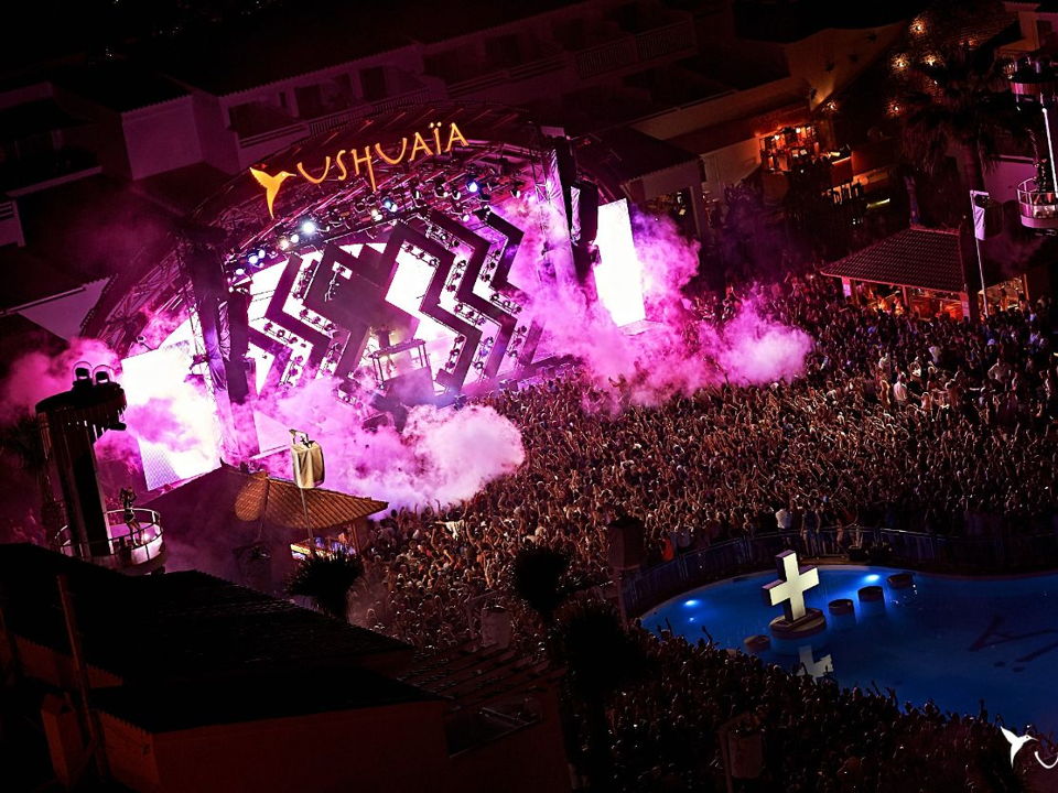 Aerial view of Ushuaia Ibiza